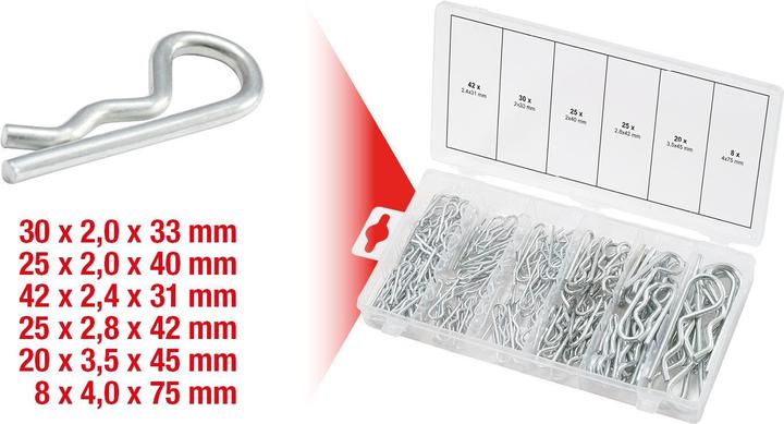 Produktbild KS Tools Sortiment Federsplinte