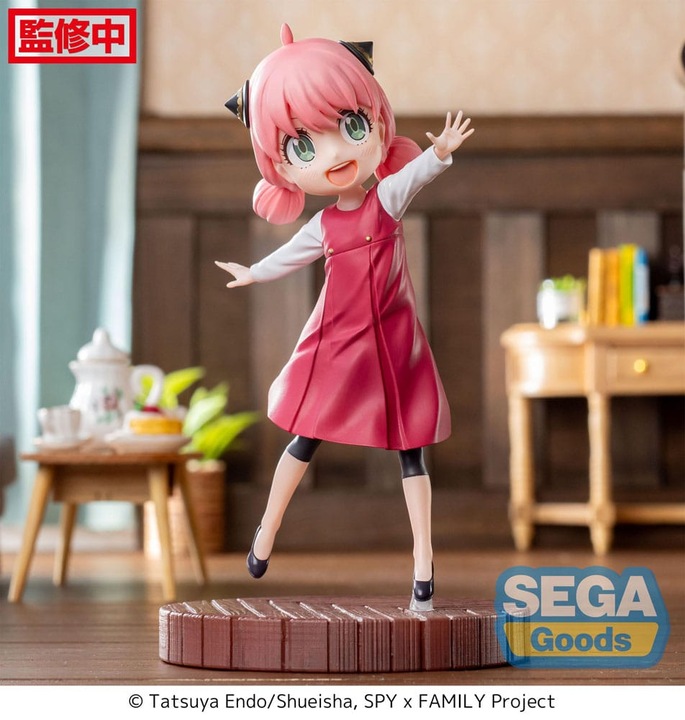 Actual product image Sega Goods Spy x Family Luminasta PVC Statue Anya Forger Season 1 Cours 2 ED Coordination Ver. 15 cm