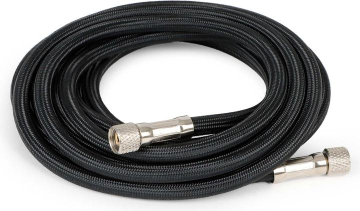 Wiltec Airbrush Gaine Textile Aérographe 2x G 9,51 mm (1/8") Femelle 3m Tuyau pneumatique Air comprimé