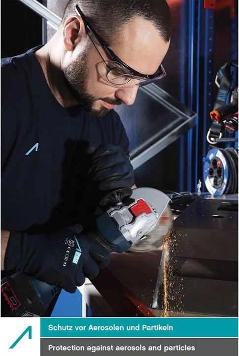 Actual product image Ace Schutzbrille Evo OTG für Brillenträger Transparent