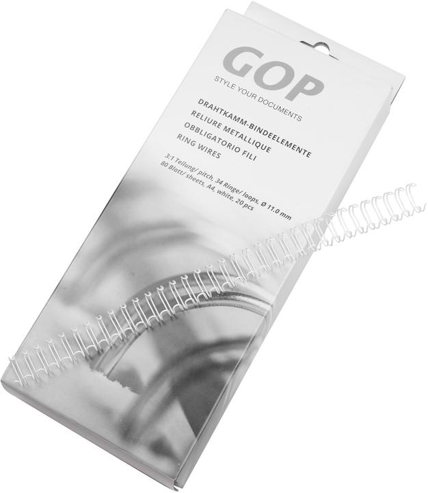 Produktbild GOP Drahtkamm-Bindeelemente 3:1 A4