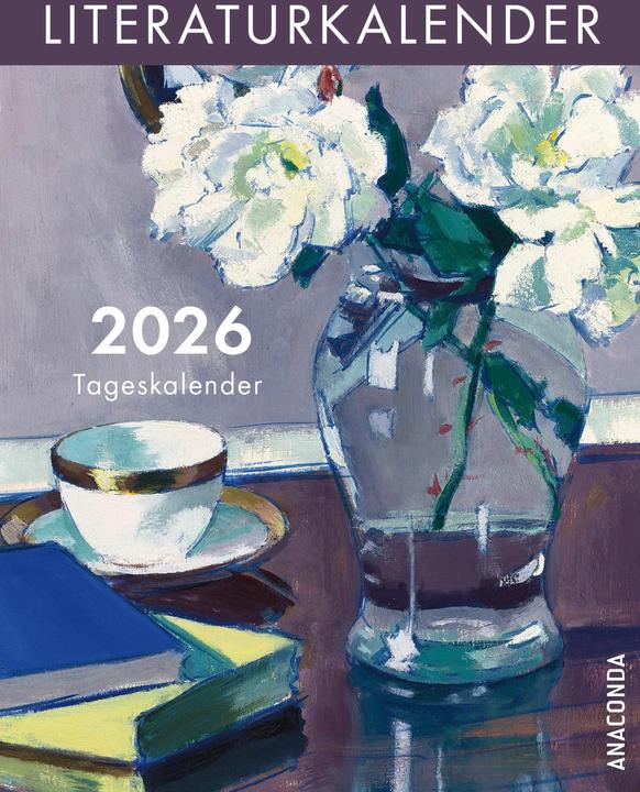 Actual product image Literary calendar 2026. daily calendar (11 x 15 cm, Hardcover, German)