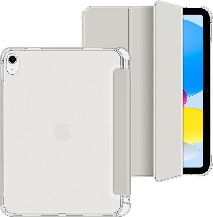 Actual product image Tech-Protect SC Pen Hybrid Case for iPad 10 / 2022 - Gray - Transparent (Apple iPad Air 11 2025)