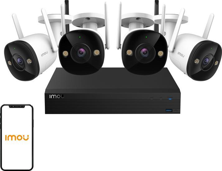 Productafbeelding Imou 4 WLAN-bulletcamera's en 1 TB NVR Lite Kit