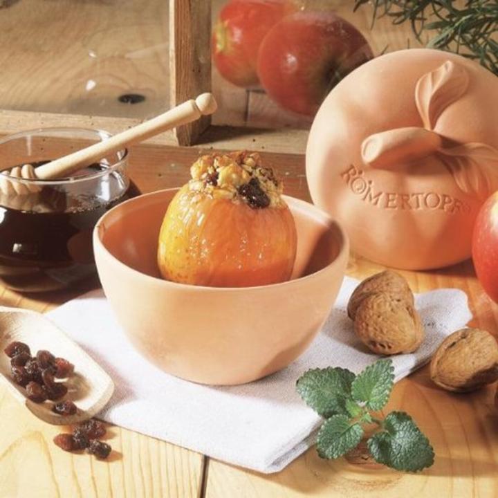 Immagine prodotto Römertopf Casseruola in terracotta per mele (14 cm, Pirofila + casseruola)