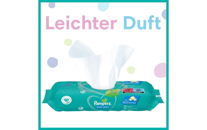 Actual product image Pampers fresh clean (260 Piece)