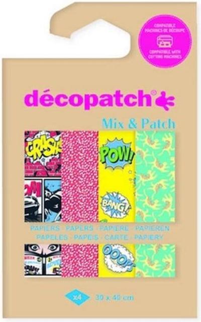 Produktbild Décopatch Bastelpapier DP039C 30 x 40 cm, 4 Blatt (35 g/m², 4 x)
