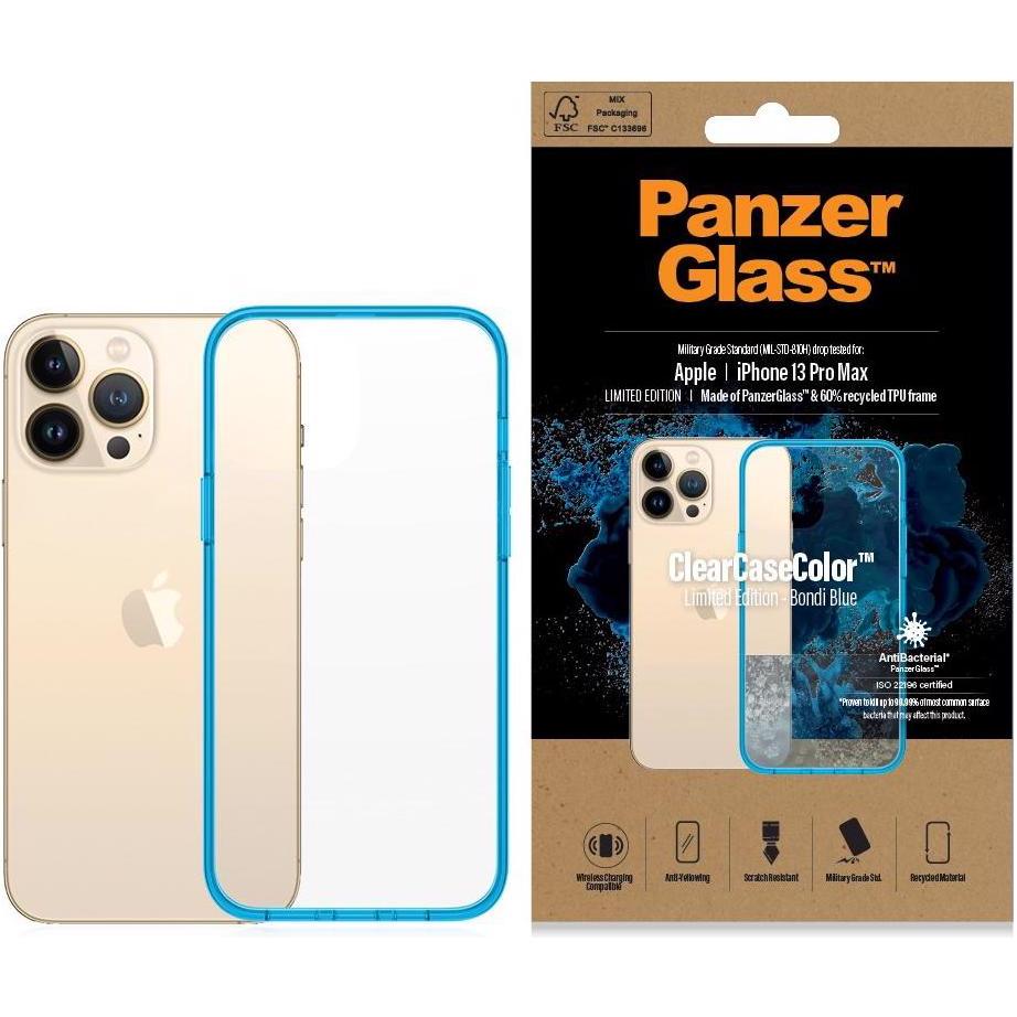 Thumbnail - PanzerGlass ClearCase (Apple iPhone 13 Pro Max), Smartphone Hülle, Blau