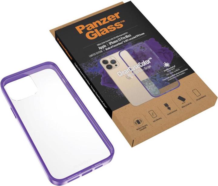 Produktbild PanzerGlass Clear Case Grape (Apple iPhone 13 Pro Max)