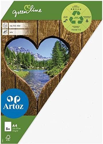 Produktbild Artoz Green Line Pkg 5 Karten A4 birch (A4, 216 g/m²)