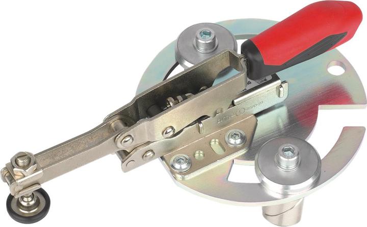 Unicraft Tendeur vertical sur plaque d'adaptation avec boulon de serrage pour plaque perforée Ø 20 mm