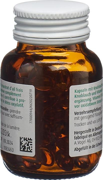 Image du produit A. Vogel capsule à l'ail caps (120 pièce(s), Capsules, 150 g)