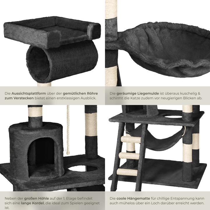 Actual product image tectake Stokeley (141 cm, Black)