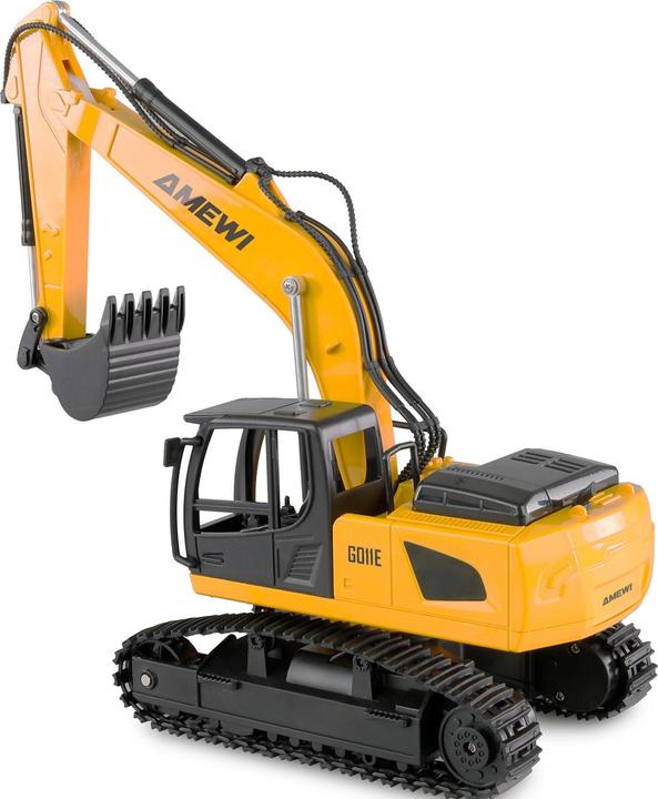 Actual product image Amewi 2-in-1 Set Kipper & Kettenbagger 9-Kanal 1:24 RTR (RTR Ready-to-Run)