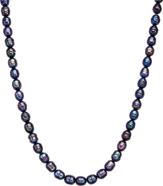 Image du produit Valero Pearls Collier en argent sterling avec perles d'eau douce en or jaune 40 cm + 5 cm d'extension - 15054 (Argent 925, 40 - 45 cm)