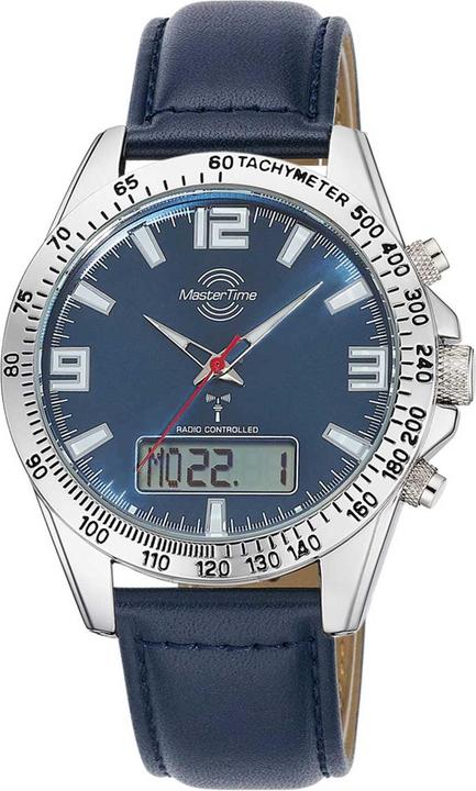 Actual product image Master Time MTGA-10876-32L Sporty Big Date (Chronograph, Radio-controlled clock, 42 mm)