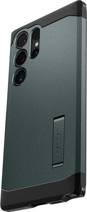 Actual product image Spigen Tough Armor S928 zielony/abyss green ACS07302 (Samsung Galaxy S24 Ultra)