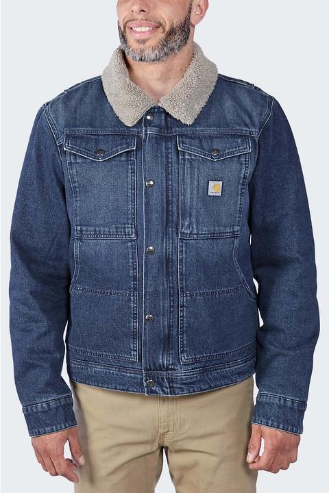 Produktbild Carhartt Kurtka Jeansowa Denim Sherpa Beech (M)