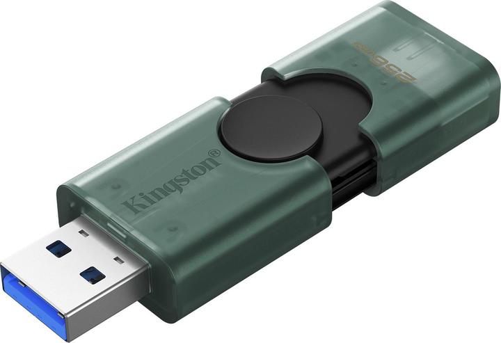 Actual product image Kingston 256GB USB-A + USB-C 3.2 Gen 1 DataTraveler DuoG2 (256 GB, USB-A, USB-C)