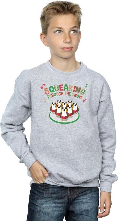 Produktbild Star Wars The Last Jedi Porgs Squeaking Through The Snow Sweatshirt Jungen (152, 158)