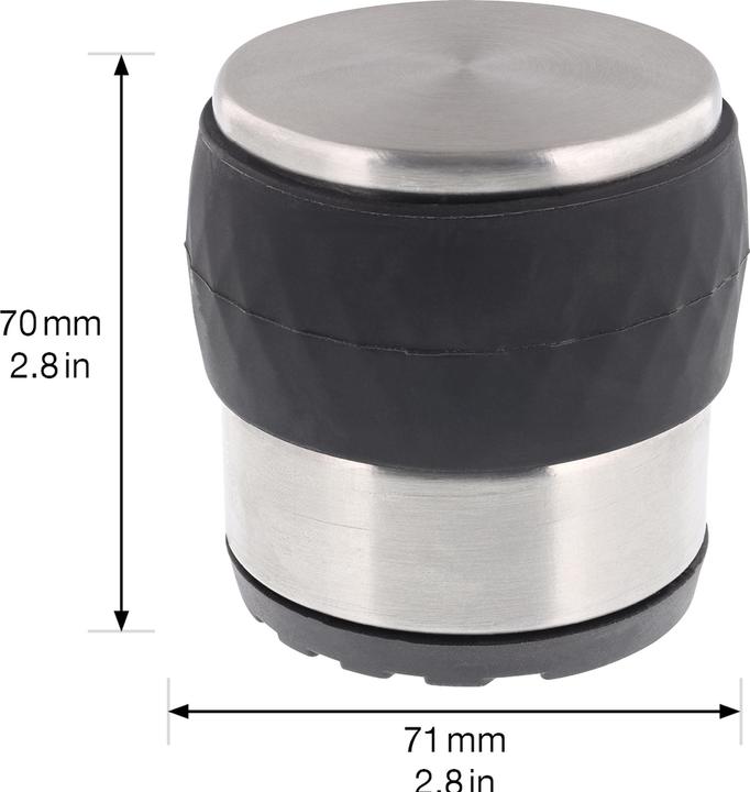 Actual product image Butoir de porte au sol ø 71x70 mm (1 Piece)