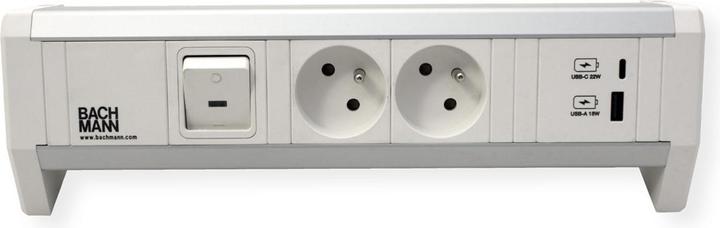 Actual product image Bachmann BACH socket strip (2 x, CEE 7/3, CEE 7/5)