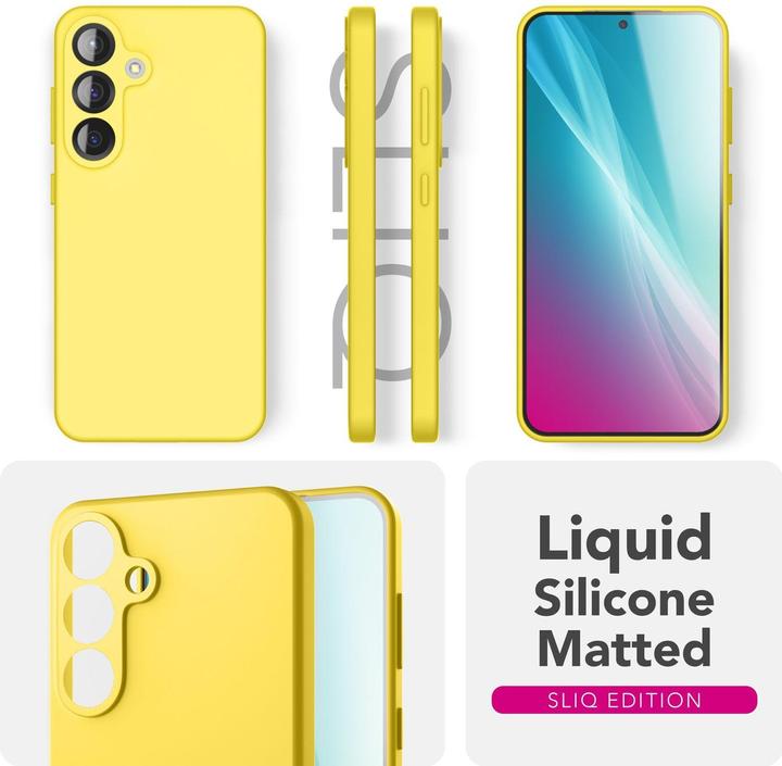 Actual product image Nalia Phoenix - Abwischbare Flüssigsilikon Hülle - Easy Clean Liquid Silicone Cover (Samsung Galaxy S25)