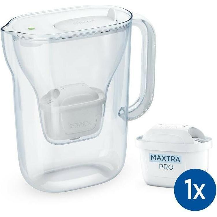 Brita Style Essential include 1x cartuccia filtrante Maxtra Pro, Caraffa filtrante, Bianco