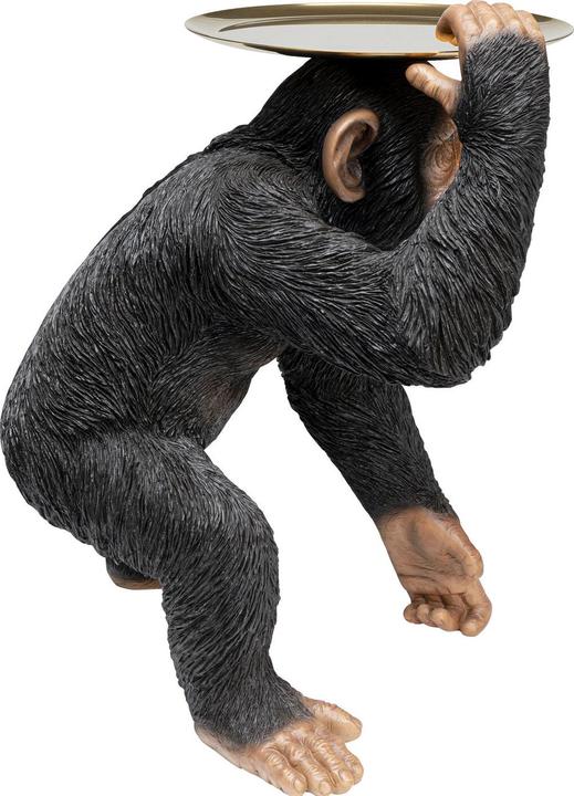 Actual product image Kare Design Decorative figure Butler Playing Chimp Black 52cm