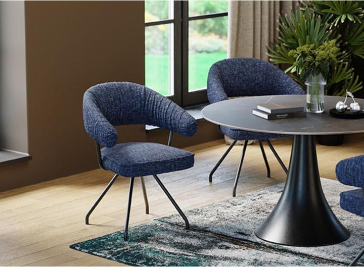 Image du produit Kare Design Drehstuhl Arabella Blau