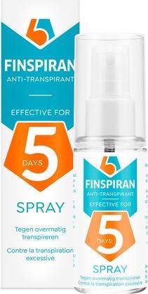 Actual product image Finspiran Antitranspirant Spray Effective Protection Against Perspiration