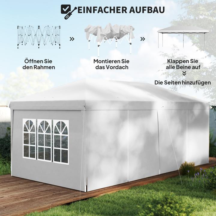 Image du produit Outsunny Pavillon pliable (585 cm, 295 cm)