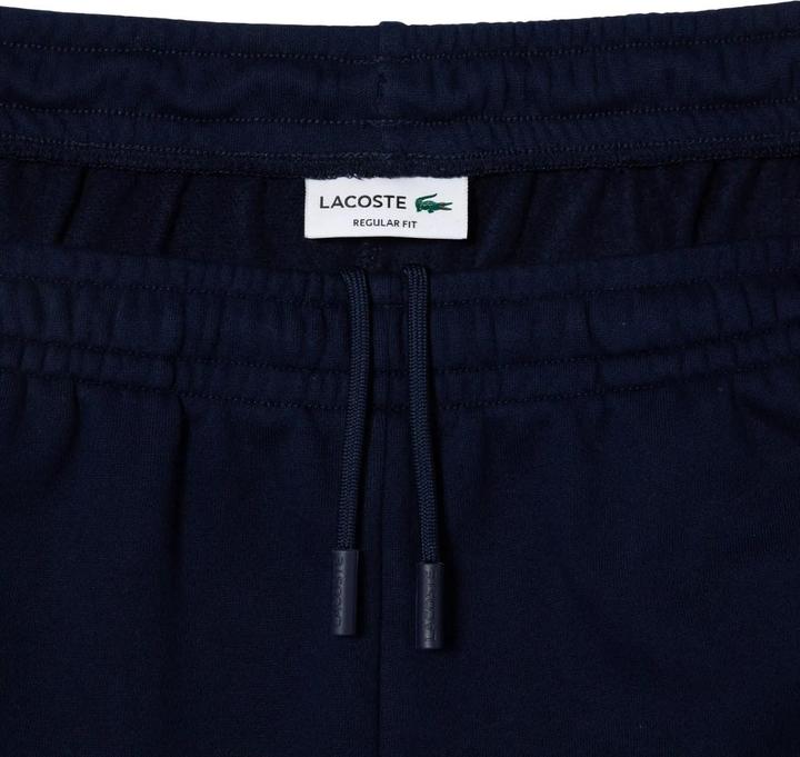 Actual product image Lacoste Mens Fleece Colour Block Regular Shorts (XS)