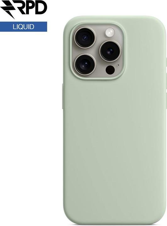 Immagine prodotto RPD iPhone 15 Pro - Silicone Case soft mint, Liquid (Magsafe-Version) (Apple iPhone 13 mini)