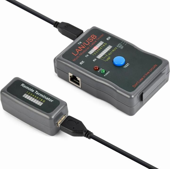 Actual product image Gembird Cablexpert NCT-2 Network Cable Tester