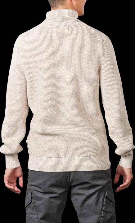 Produktbild Marc O'Polo Turtle Neck Pullover With Racking White Cotton (S)