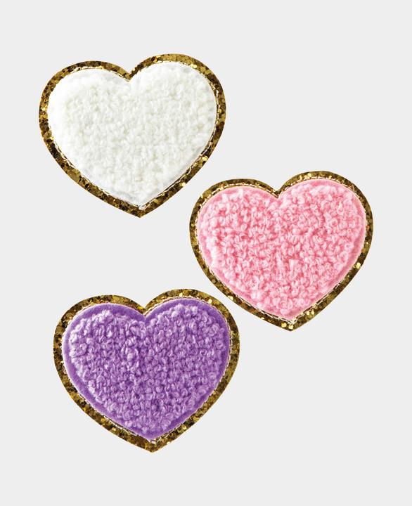 Actual product image I Am Creative Iron on patch heart (3 pcs., 5 x 5.50 cm)