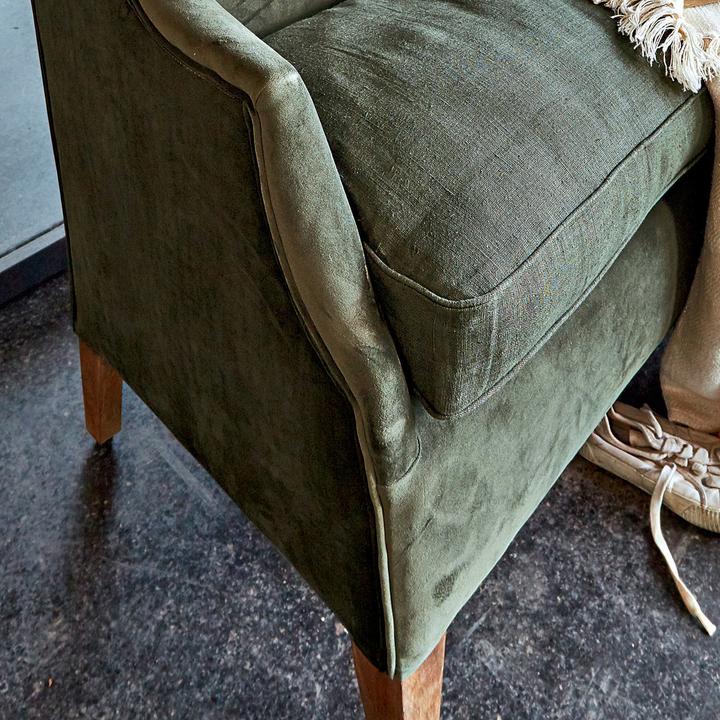 Produktbild Loberon Sofa Ombra antikgrün (Ecksofa)