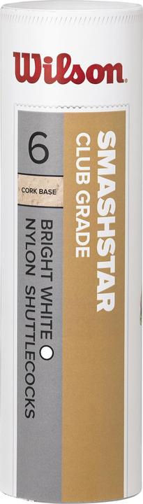 Produktbild Wilson Badminton Badminton Nylon Smashstar Rohr 6stk Weiss 79