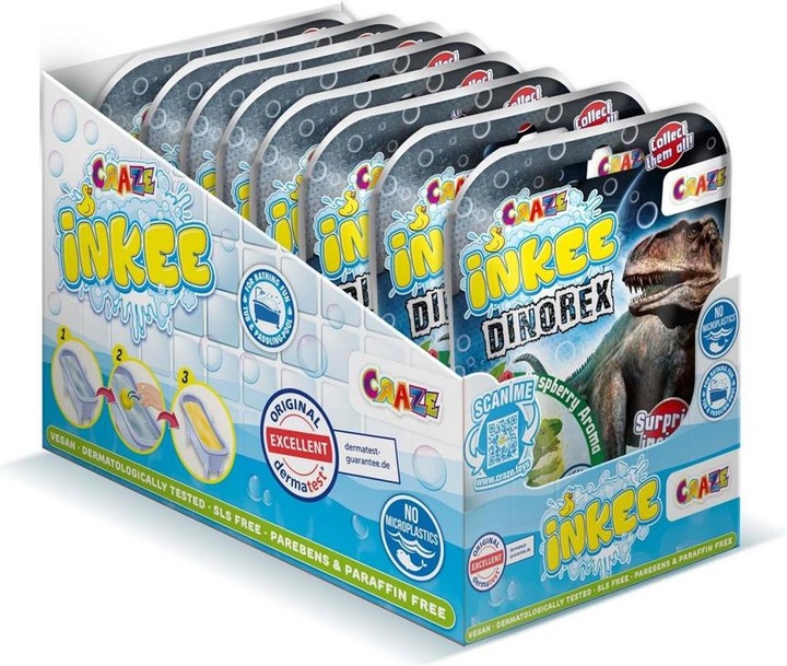Actual product image Craze Inkee Surprise Dino (Bath bombs)
