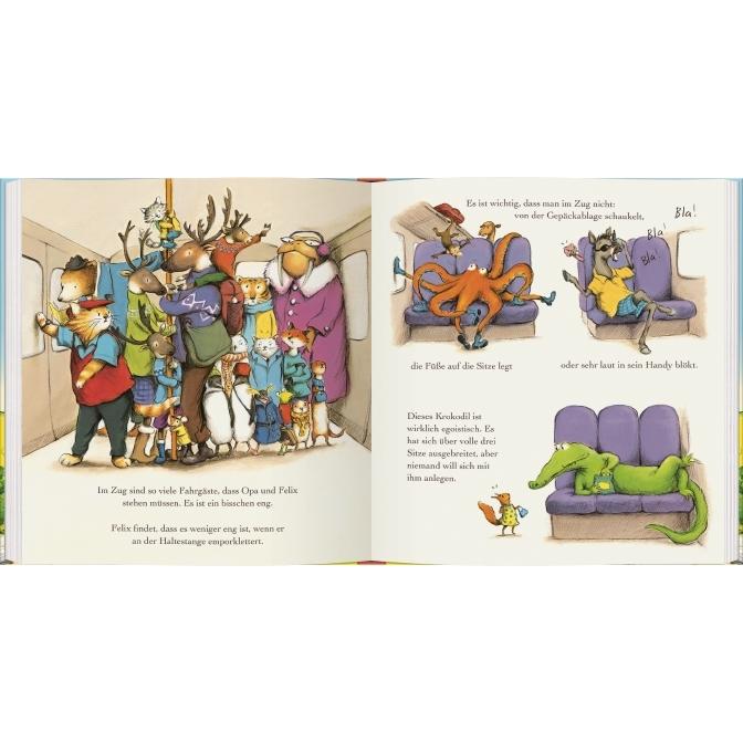 Thumbnail - Felix fährt Eisenbahn, Kinderbücher von Sharon Rentta