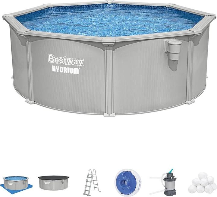 Image du produit Bestway Hydrium Kit piscine hors sol ron de parois acier 3,66 x 1,22 m
