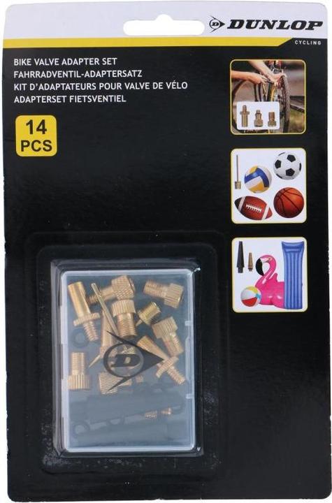 Productafbeelding Dunlop Fietsventiel adapterset (Ventiel adapter set)