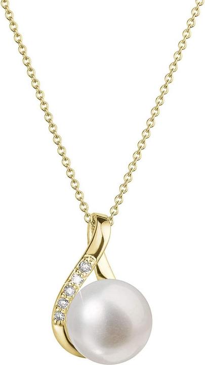 Immagine prodotto Evolution Group Collana di lusso in oro con perle e diamanti 92PB00029 (Oro)