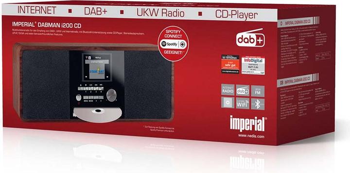 Actual product image Imperial Dabman i200 CD (FM, Web radio, DAB+, Bluetooth, Wi-Fi)