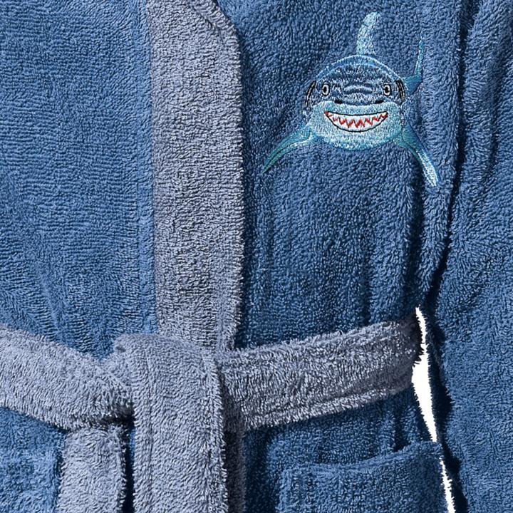Actual product image Erwin Müller Kinder-Bademantel "Hai" (86, 92)