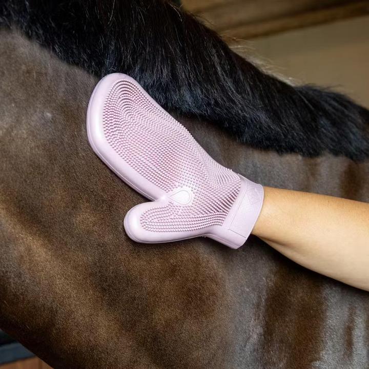 Actual product image Grooming Deluxe Rubber grooming gloves