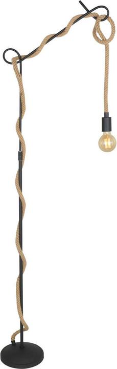Lucande Ropina floor lamp with hemp rope (E27)