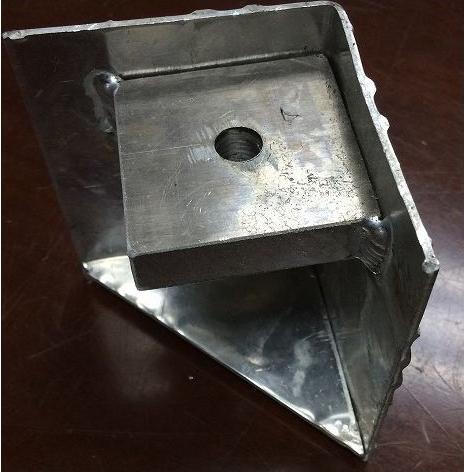 Actual product image Alutec 4 pallet feet incl. 4 screws (4 pieces)