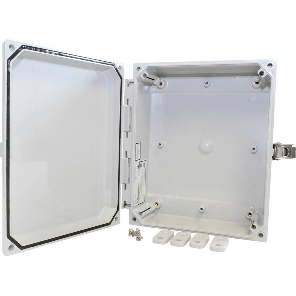 Hammond Wand-Gehäuse 252 x 207 69 Polycarbonat Lichtgrau 1 St. (Gehäuse), Elektronikzubehör + Gehäus